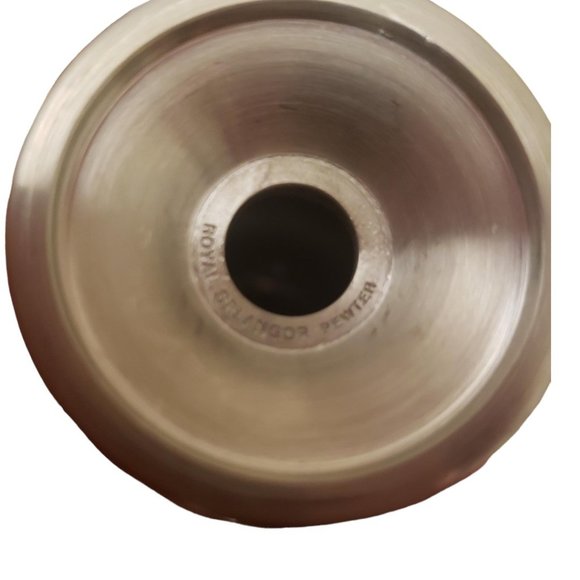 NIB Vintage Royal Selangor Pewter Salt and Pepper Shakers Original Wooden Box - Picture 6 of 12